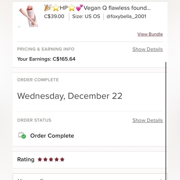 ⭐️HP⭐️💕Vegan Q flawless foundation brush New - Picture 14 of 14